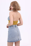 namcoverse High Waist A-Line Mini Skirt