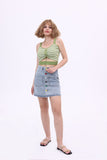 namcoverse High Waist A-Line Mini Skirt