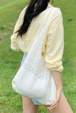 namcoverse Hollow-out Crochet Knitted Tote Bag