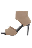 namcoverse Ankle Strap High Heel Fish Mouth Sandals