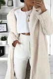 namcoverse Lapel Plush Long Coat