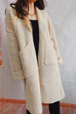 namcoverse Large Pocket Open Front Cardigan