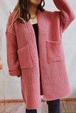 namcoverse Large Pocket Open Front Cardigan