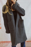 namcoverse Large Pocket Open Front Cardigan