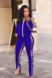 namcoverse Leopard Print Patchwork Tracksuits Suits