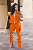 namcoverse Leopard Print Patchwork Tracksuits Suits