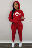 namcoverse Letter Embroidery Hoodie Suits