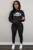 namcoverse Letter Embroidery Hoodie Suits