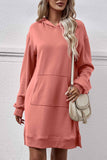 namcoverse Pocket Slit Midi Hoodie Dress