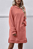 namcoverse Pocket Slit Midi Hoodie Dress