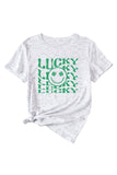 namcoverse Lucky Smile Clover Printed T-shirt