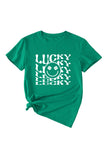 namcoverse Lucky Smile Clover Printed T-shirt