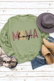 namcoverse Boy Mama Letter Printed Sweatshirt