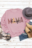 namcoverse Boy Mama Letter Printed Sweatshirt