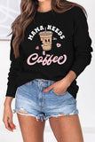 namcoverse Mama Needs Coffee Graphic Sweatshirt