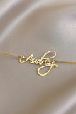 namcoverse Minimalist Letter Necklace