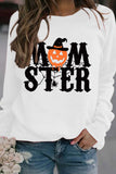 namcoverse Momster Pumpkin Graphic Sweatshirt