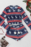 namcoverse Christmas Long Sleeve Shorts Pajamas Set