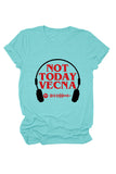 namcoverse Not Today Vecna Printed T-shirt