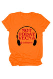 namcoverse Not Today Vecna Printed T-shirt