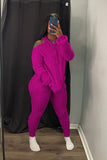 namcoverse Off Shoulder Knitted Hoodie Suits