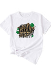 namcoverse One Lucky Mama Leopard Graphic T-shirt