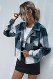 namcoverse ARO LORA Plaid Single Breasted Coat