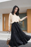 namcoverse Pleuche Pleated Skirt