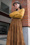 namcoverse Pleuche Pleated Skirt