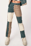 namcoverse Paneled Straight-leg Jeans