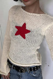 namcoverse Pentagram Jacquard Crimping Sweater