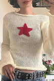 namcoverse Pentagram Jacquard Crimping Sweater
