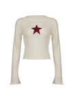 namcoverse Pentagram Jacquard Crimping Sweater