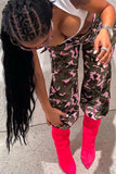 namcoverse Pink Camouflage High Waist Pants