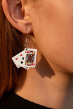 namcoverse Playing Cards Pendant Earrings