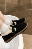 namcoverse Solid Plush Lined Flats