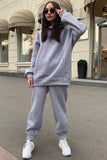 namcoverse Pocketed Hoodie Elastic Waist Long Pants Set