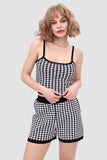 namcoverse Polka Dot Knitted Two Piece Set