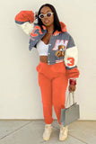 namcoverse Printed Baseball Jacket Long Pants Suits