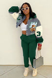 namcoverse Printed Baseball Jacket Long Pants Suits