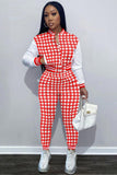 namcoverse Printed Baseball Jacket Two-piece Pants Suits