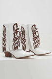 namcoverse Retro Point-toe Western Boots