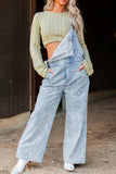 namcoverse Retro Solid Denim Jumpsuits