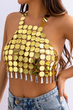 namcoverse Hand Made Round Sequin Body Chain