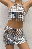 namcoverse Hand Made Round Sequin Body Chain