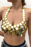 namcoverse Hand Made Round Sequin Body Chain