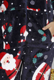 namcoverse Christmas Printed Hooded Loungewear Jumpsuit