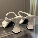 namcoverse-Designer Sandals New High Heels Summer New  Chunky Heel Women Shoes Sexy Luxury Party Dress Shoes Brand Women's Slippers