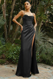 namcoverse Satin Corset Split Cami Dress
