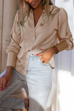 namcoverse Satin Puff Sleeve Blouse Tops